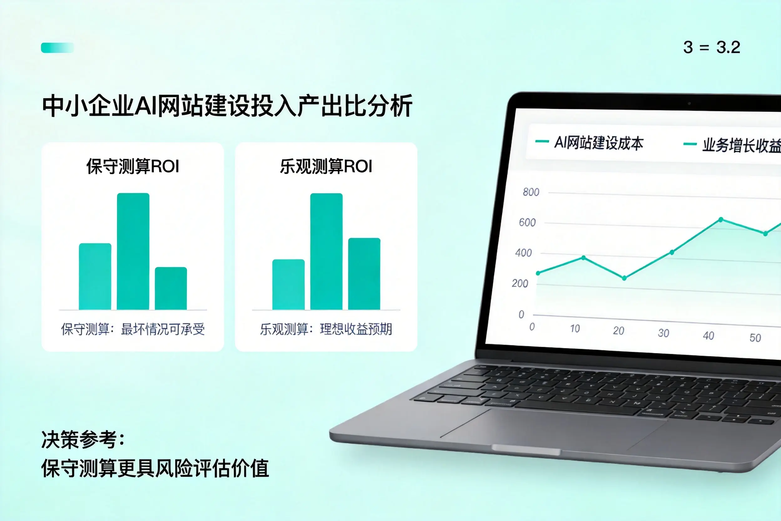 琼中中小企业AI网站建设投入产出比怎么算?先看这份分析