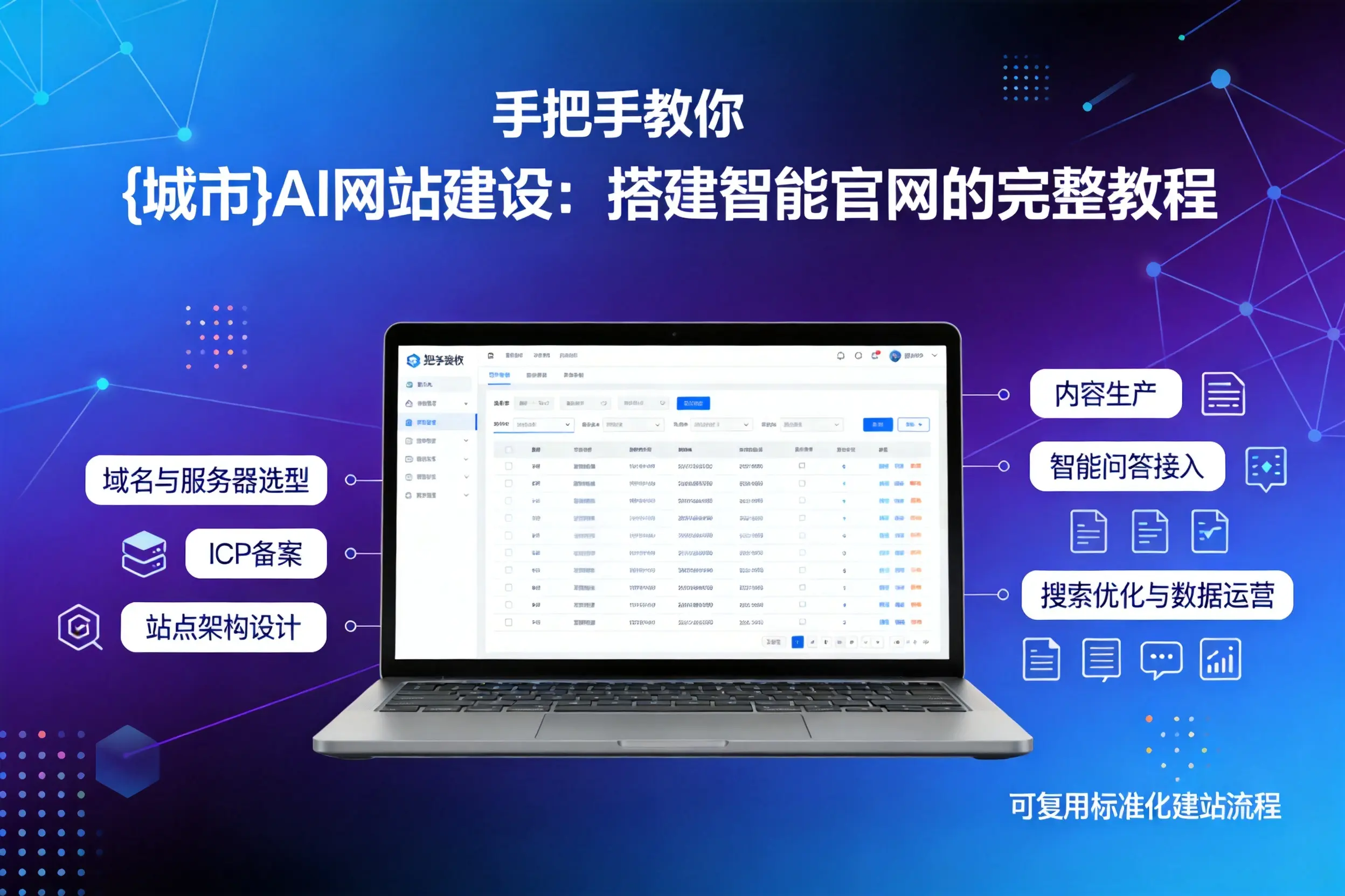 手把手教你琼中AI网站建设：搭建智能官网的完整教程