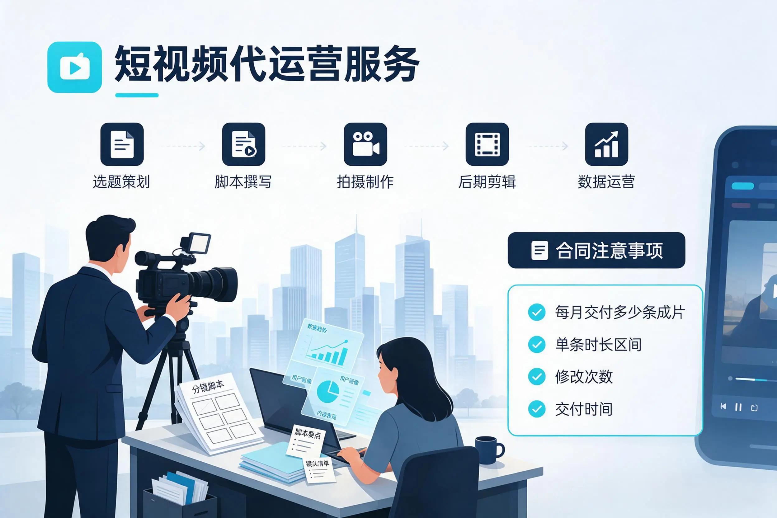 短视频代运营包含哪些服务？琼中企业常见问题科普