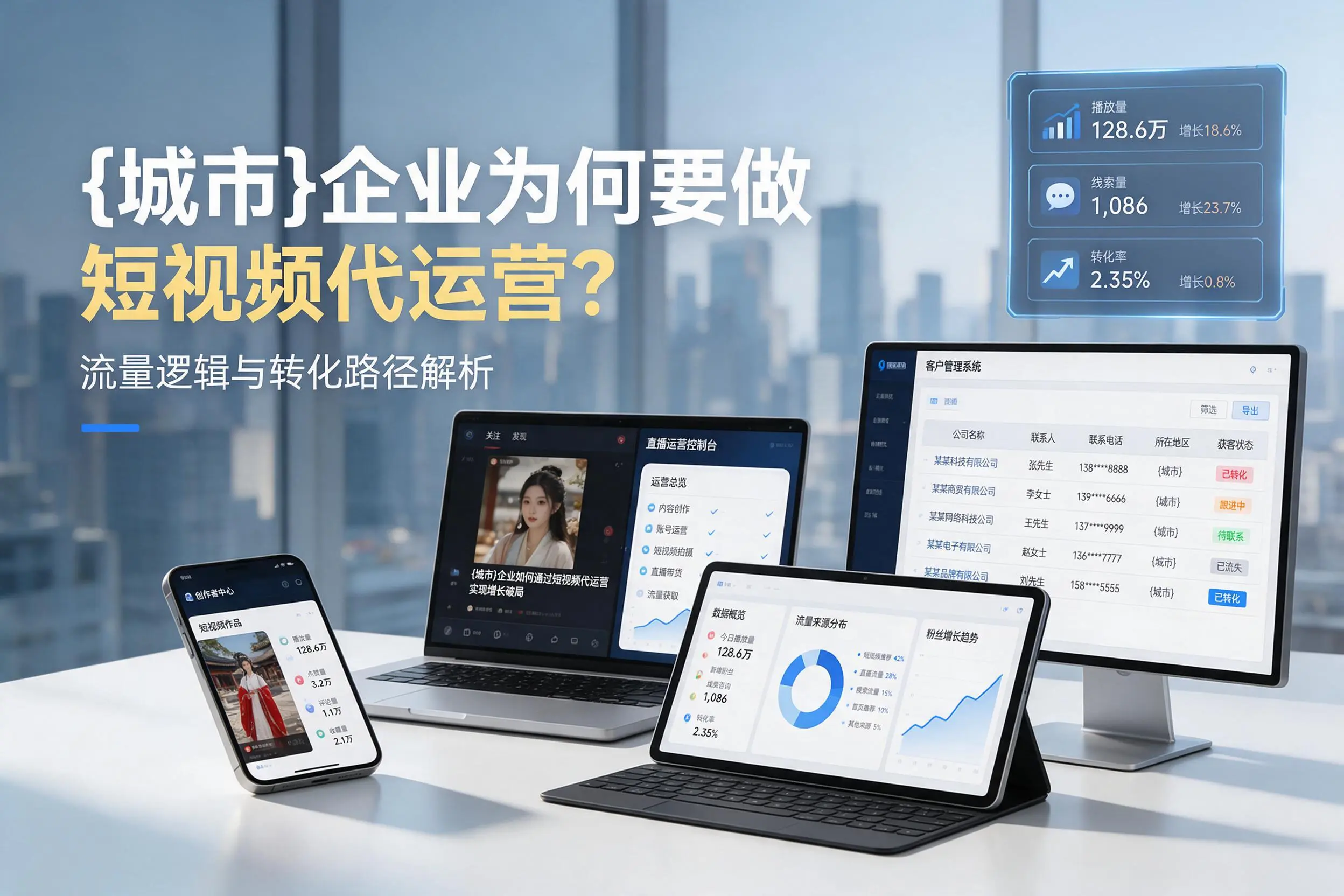 琼中企业为何要做短视频代运营？流量逻辑与转化路径解析