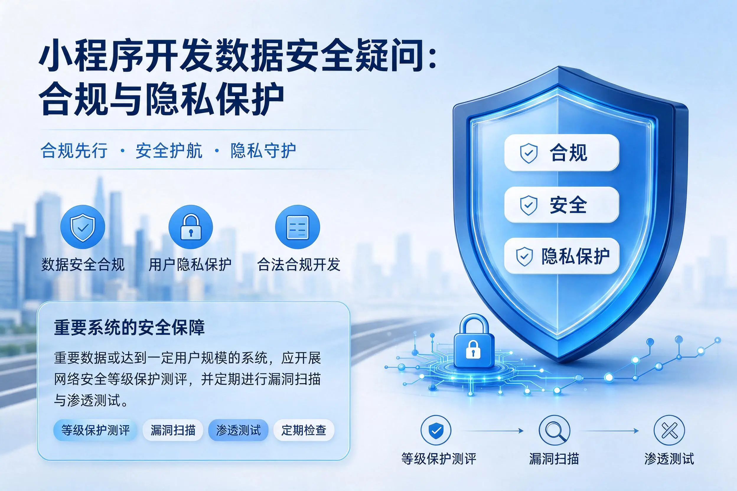 琼中小程序开发数据安全疑问：合规与隐私保护