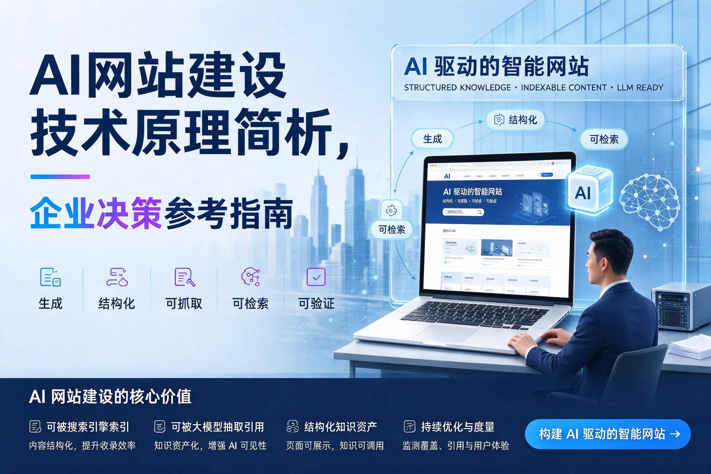 AI网站建设技术原理简析,琼中企业决策参考指南
